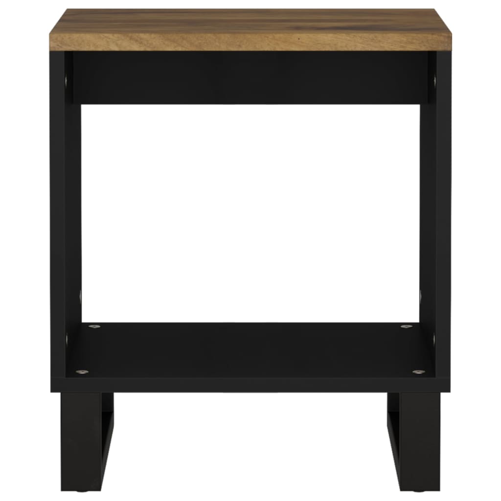 Table basse 40x31x46 cm Bois de manguier solide et d'ingénierie - XIOS