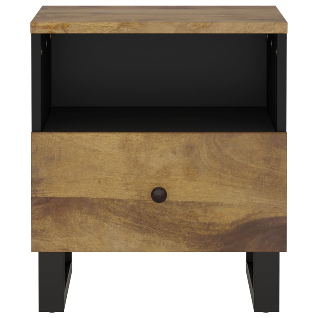 Table de chevet Bois de manguier solide et bois d'ingénierie - XIOS