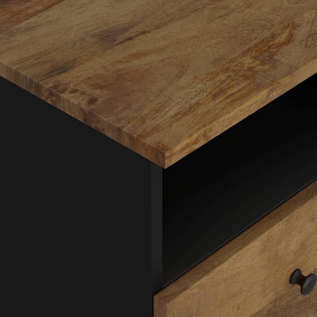 Table de chevet Bois de manguier solide et bois d'ingénierie - XIOS