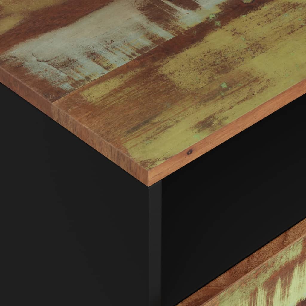 Table de chevet 50x33x62cm Bois de récupération et d'ingénierie - XIOS