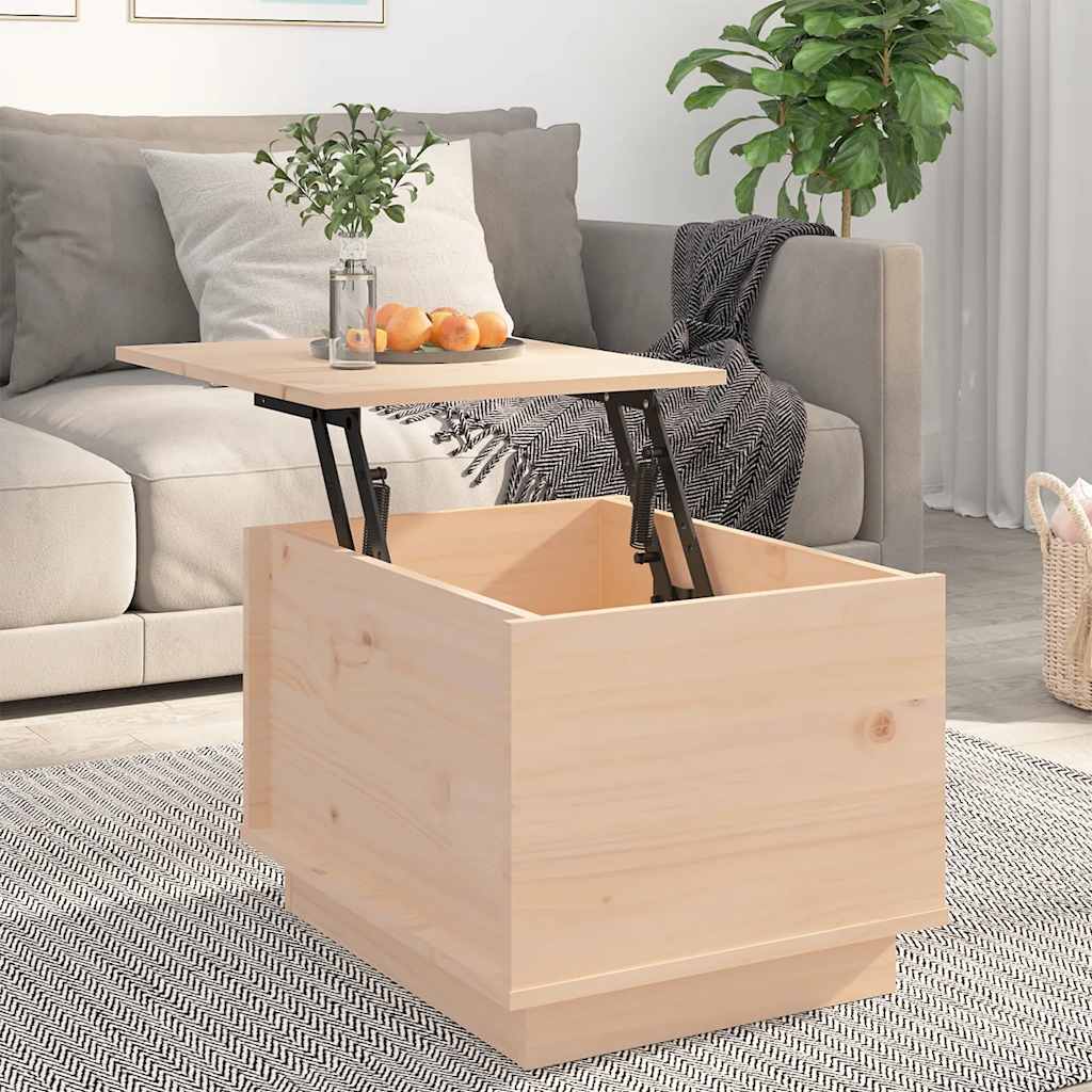 Table basse 40x50x35 cm Bois massif de pin - XIOS