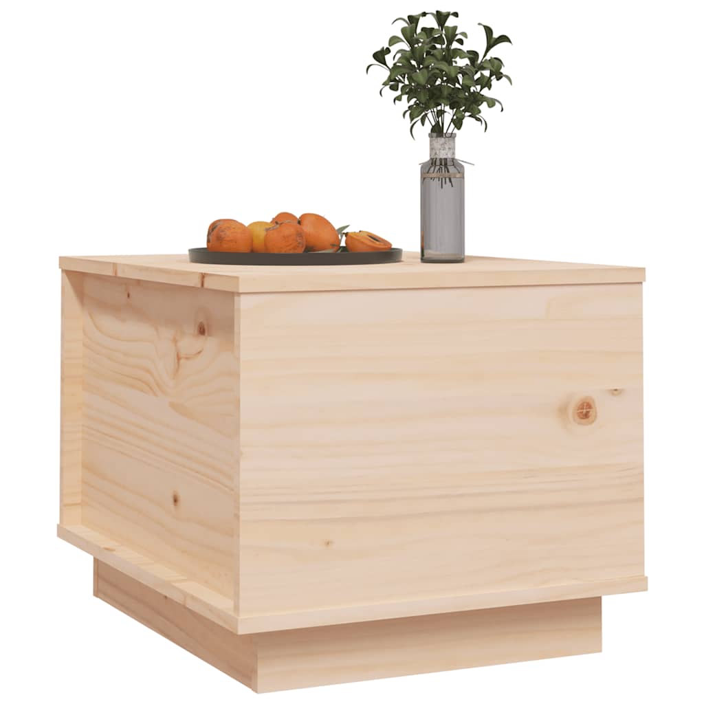 Table basse 40x50x35 cm Bois massif de pin - XIOS