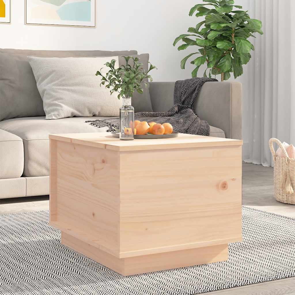 Table basse 40x50x35 cm Bois massif de pin - XIOS