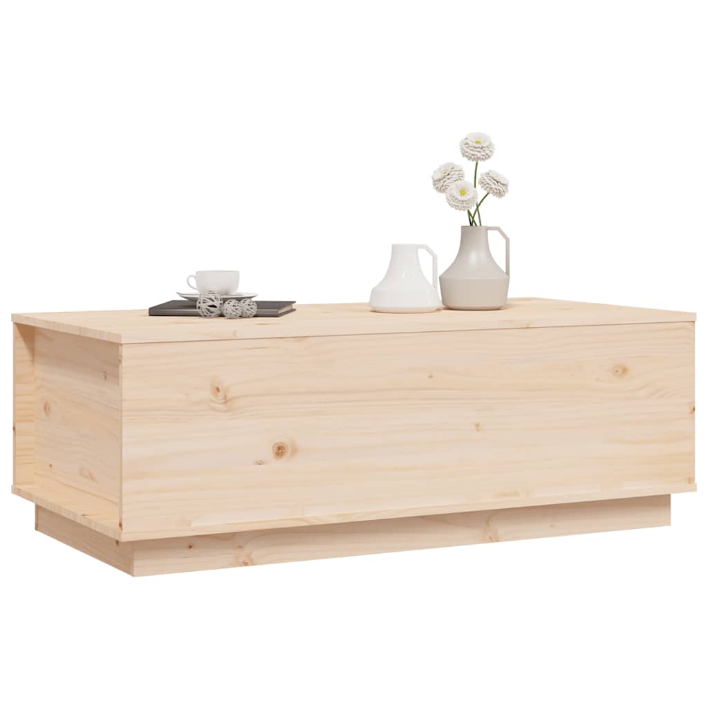 Table basse 100x50x35 cm Bois massif de pin - XIOS