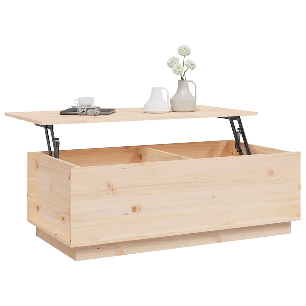 Table basse 100x50x35 cm Bois massif de pin - XIOS