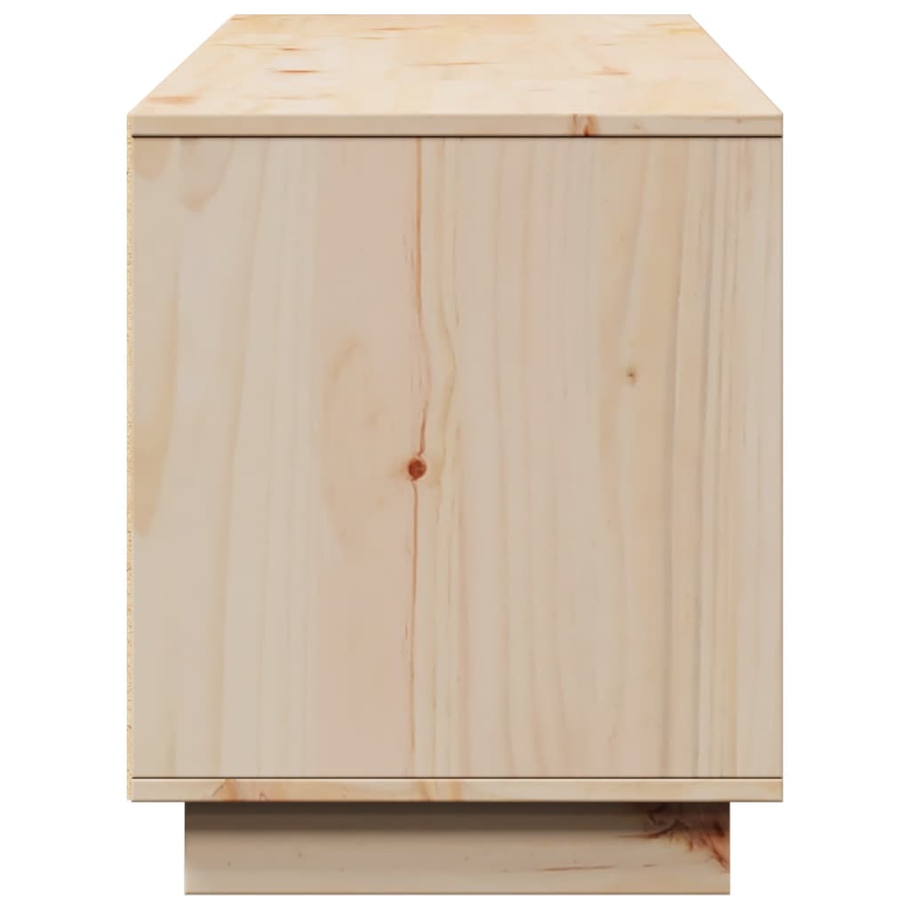 Meuble TV 156x37x45 cm Bois de pin massif - XIOS