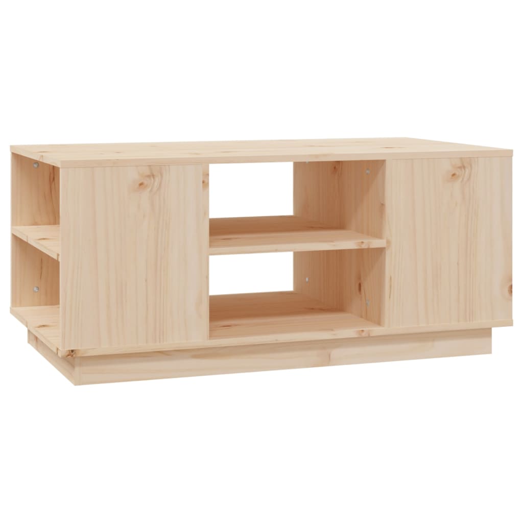 Table basse 90x49x40,5 cm Bois massif de pin - XIOS