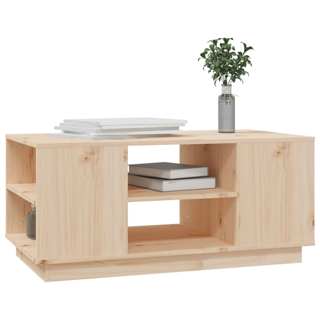 Table basse 90x49x40,5 cm Bois massif de pin - XIOS