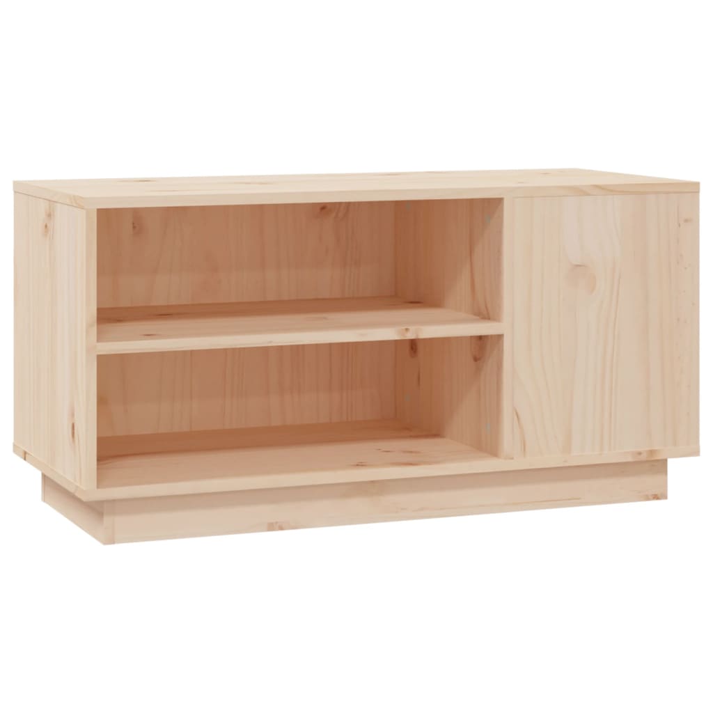 Meuble TV 80x35x40,5 cm Bois de pin massif - XIOS