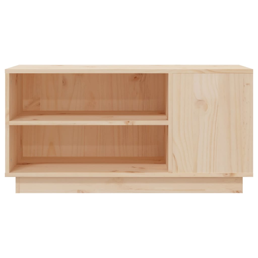 Meuble TV 80x35x40,5 cm Bois de pin massif - XIOS