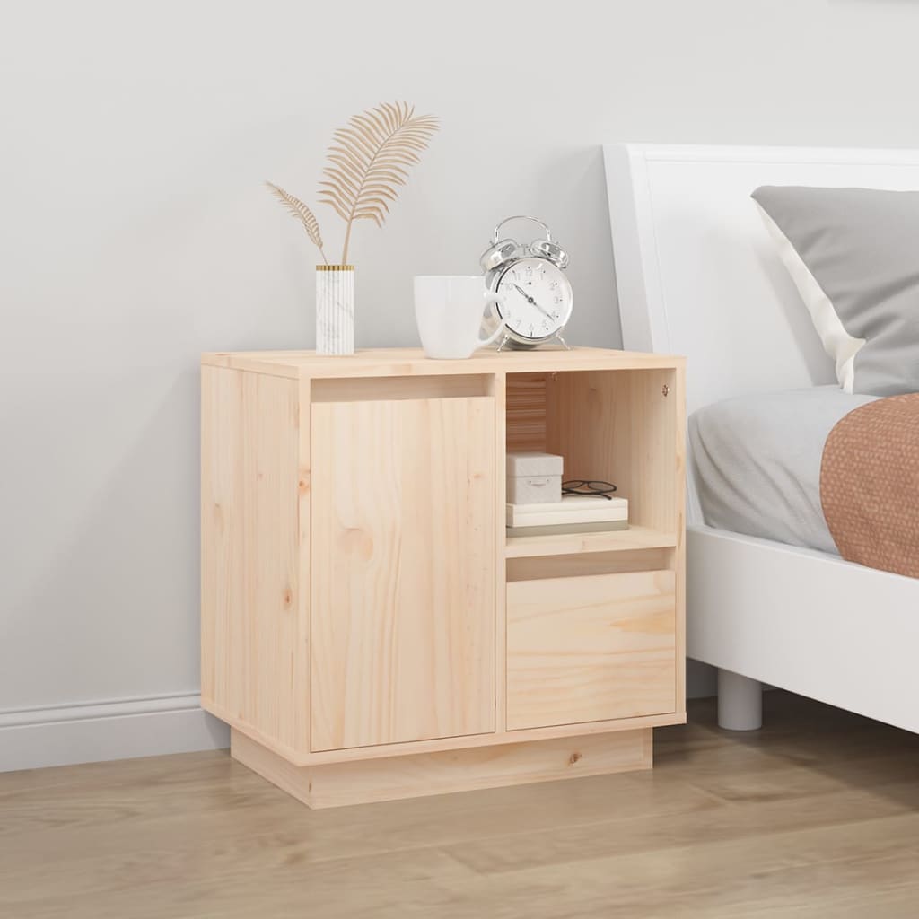 Table de chevet 50x34x50 cm Bois de pin massif - XIOS