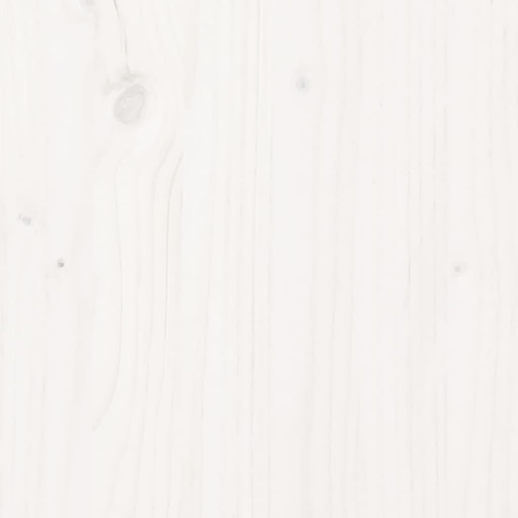 Bureau Blanc 110x53x117 cm Bois massif de pin - XIOS