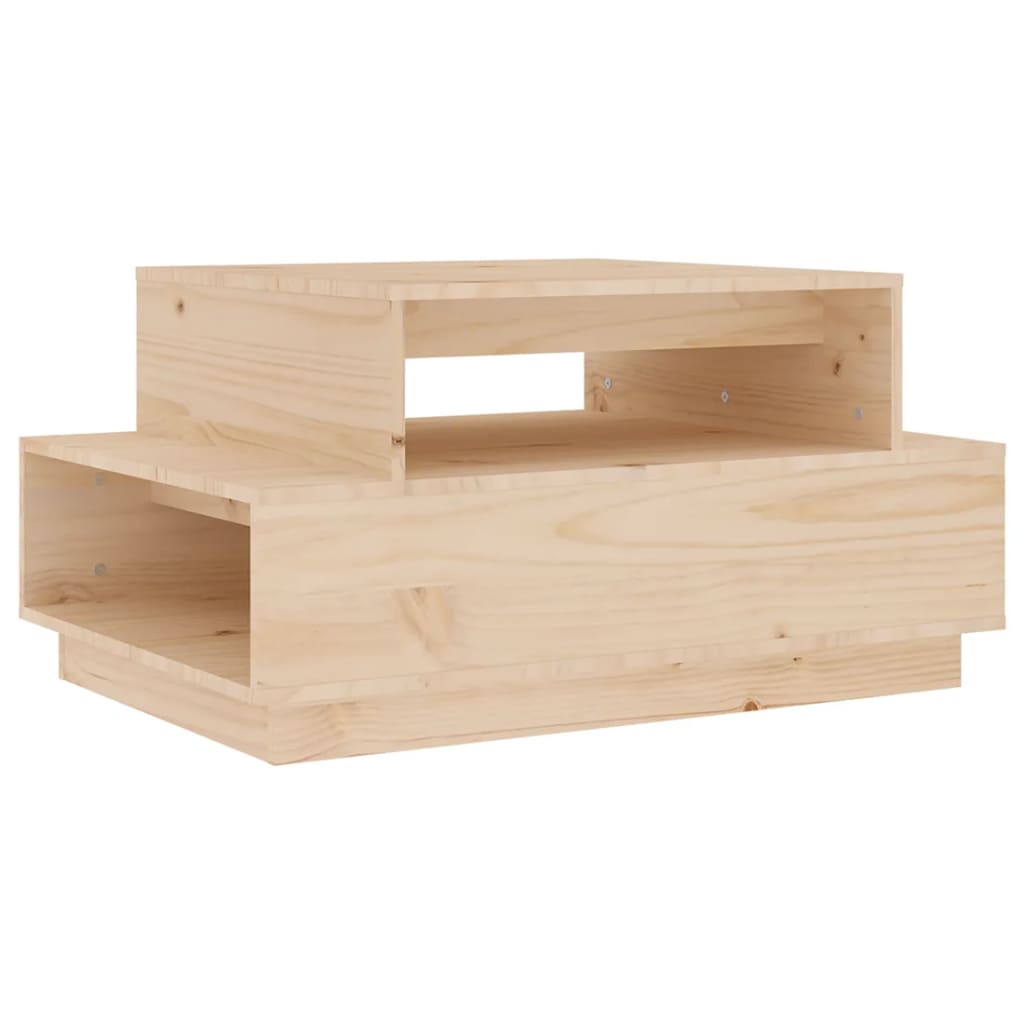 Table basse 80x55x40,5 cm Bois massif de pin - XIOS