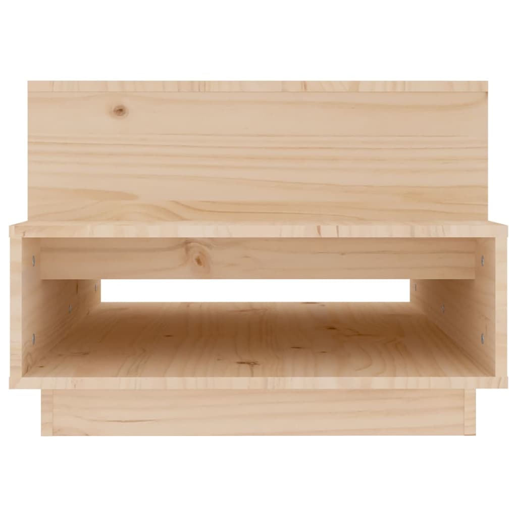 Table basse 80x55x40,5 cm Bois massif de pin - XIOS
