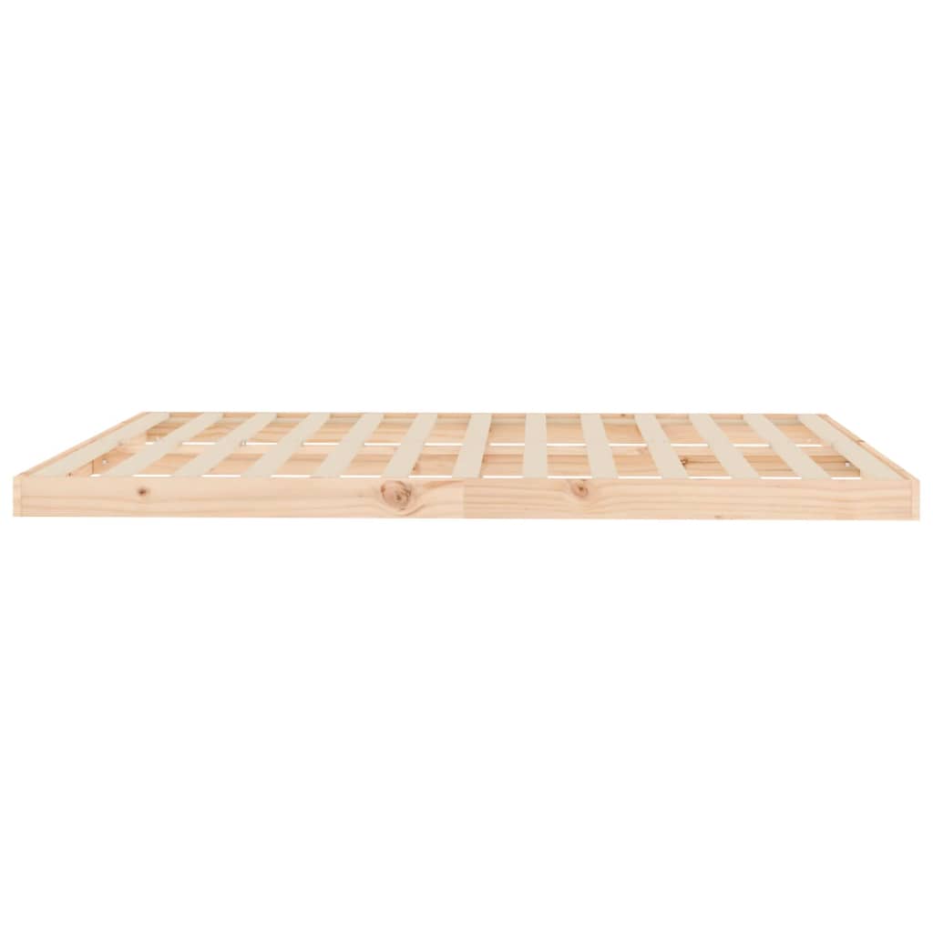 Cadre de lit sans matelas 160x200 cm bois massif de pin - XIOS
