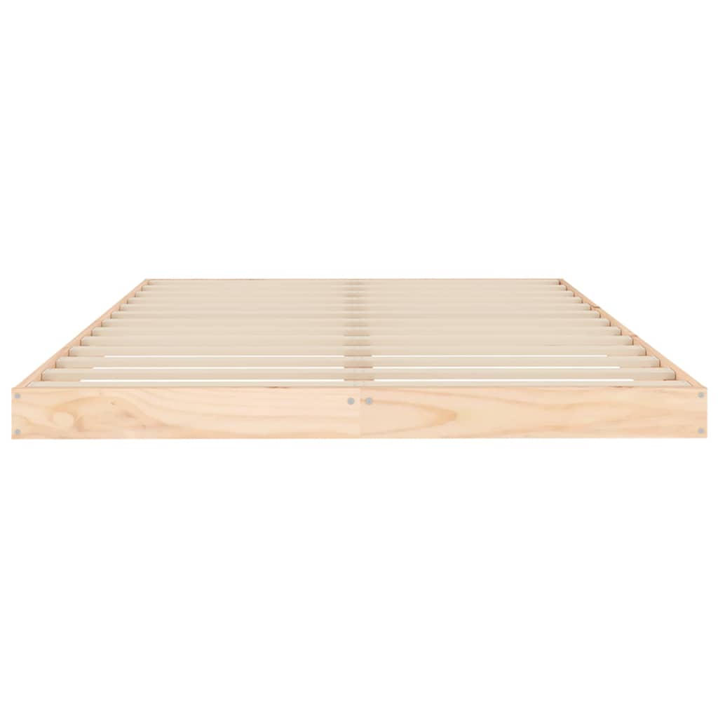 Cadre de lit sans matelas 120x200 cm bois de pin massif - XIOS