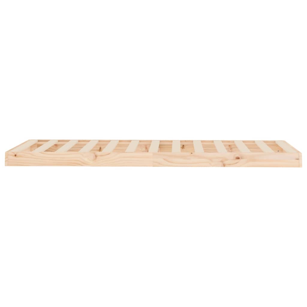Cadre de lit sans matelas 75x190 cm bois de pin massif - XIOS