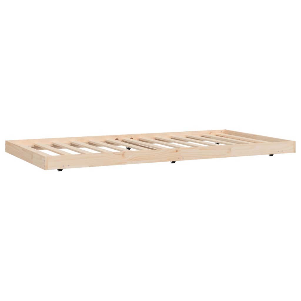 Cadre de lit sans matelas 90x200 cm bois de pin massif - XIOS