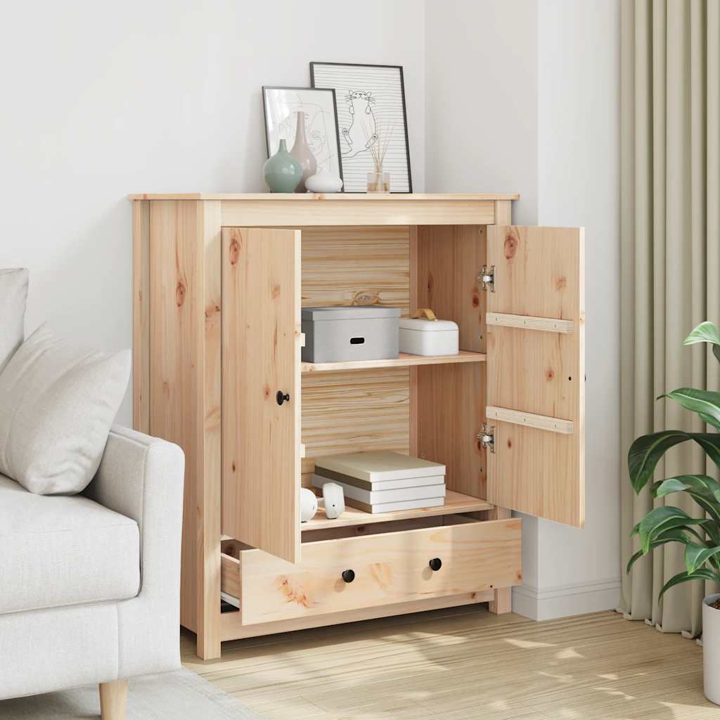 Buffet 83x41,5x100 cm Bois massif de pin - XIOS