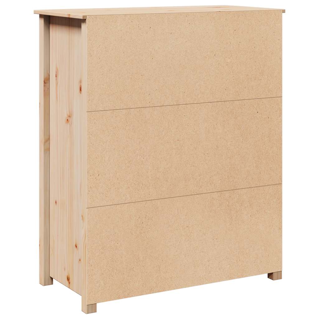 Buffet 83x41,5x100 cm Bois massif de pin - XIOS