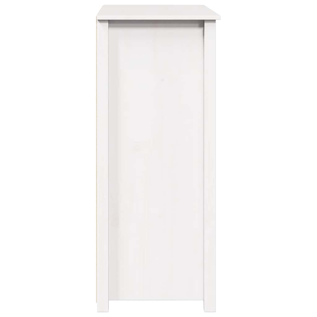 Buffet Blanc 83x41,5x100 cm Bois massif de pin - XIOS