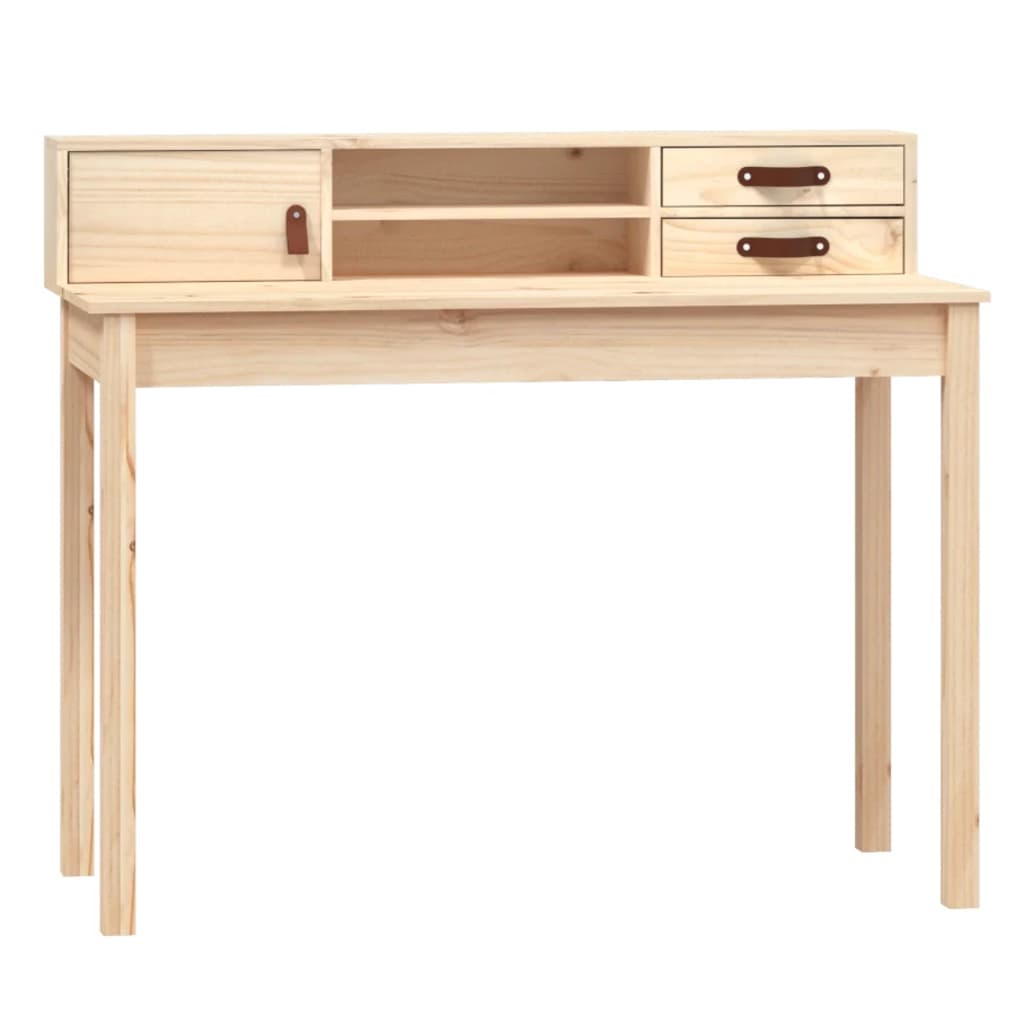 Bureau 110x50x93 cm Bois massif Pin - XIOS