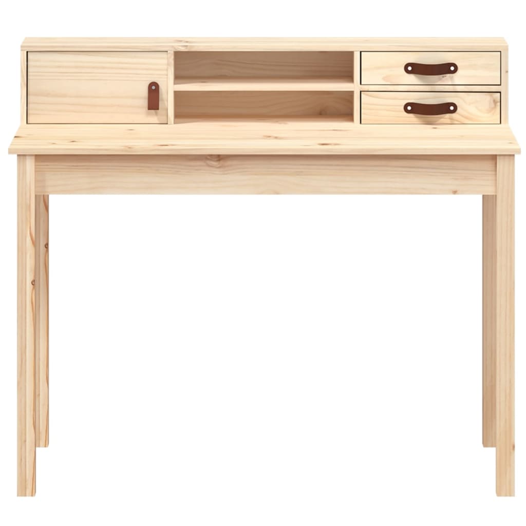 Bureau 110x50x93 cm Bois massif Pin - XIOS