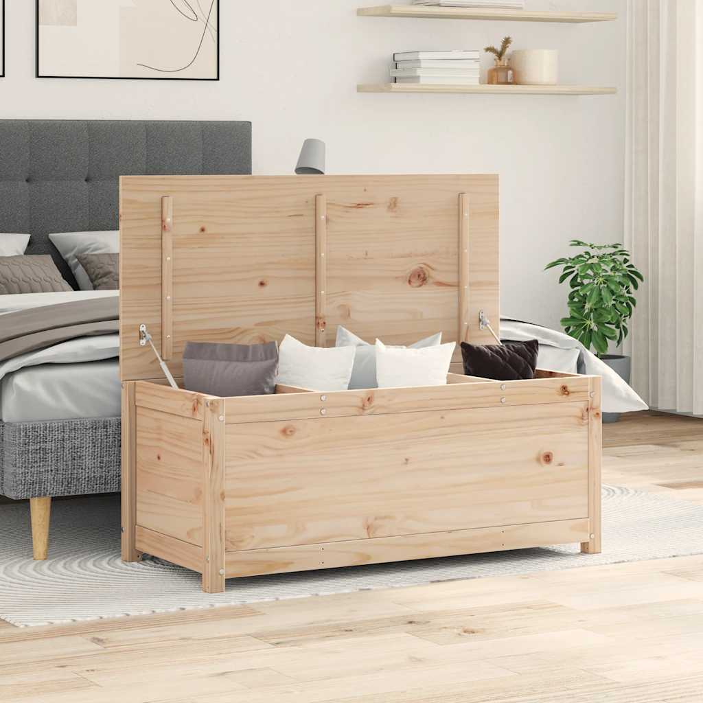 Boîte de rangement 110x50x45,5 cm Bois massif de pin - XIOS