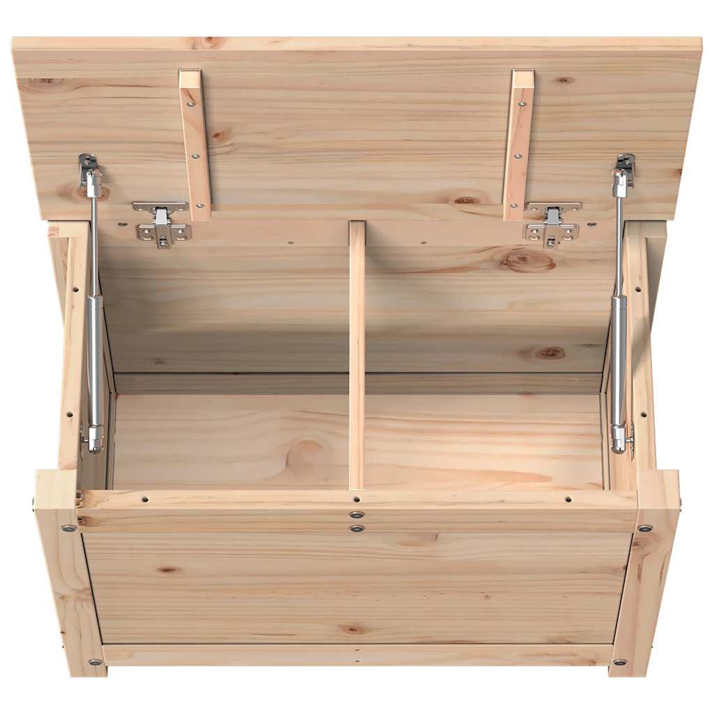 Boîte de rangement 60x32x45,5 cm Bois massif de pin - XIOS