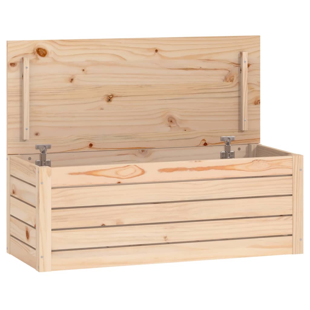 Boîte de rangement 89x36,5x33 cm Bois massif de pin - XIOS