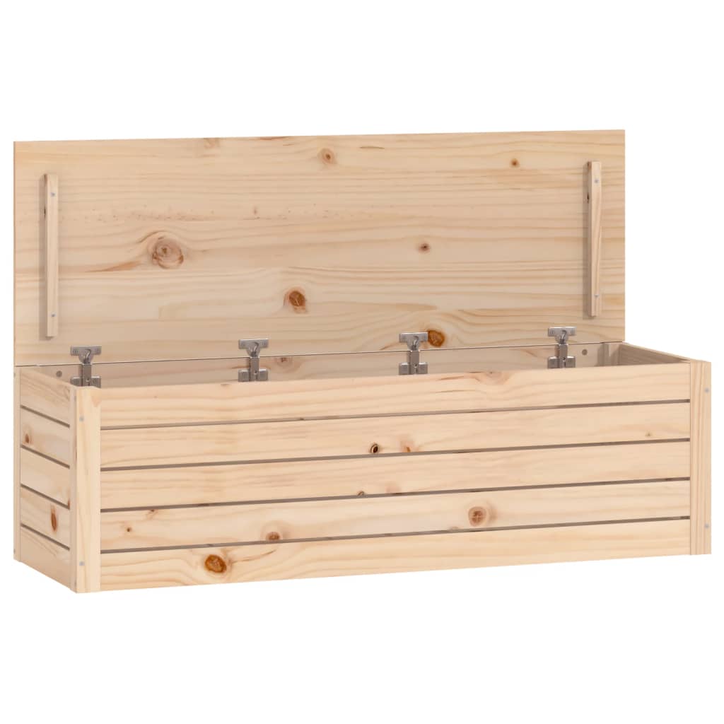Boîte de rangement 109x36,5x33 cm Bois massif de pin - XIOS