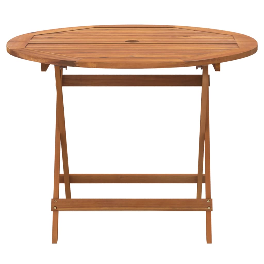 Ensemble à manger de jardin 5 pcs Bois d'acacia solide