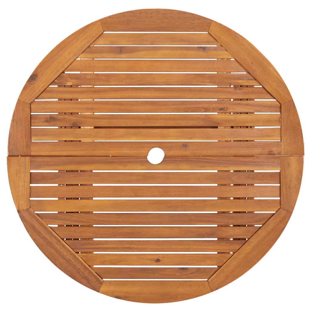 Ensemble à manger de jardin 5 pcs Bois d'acacia solide
