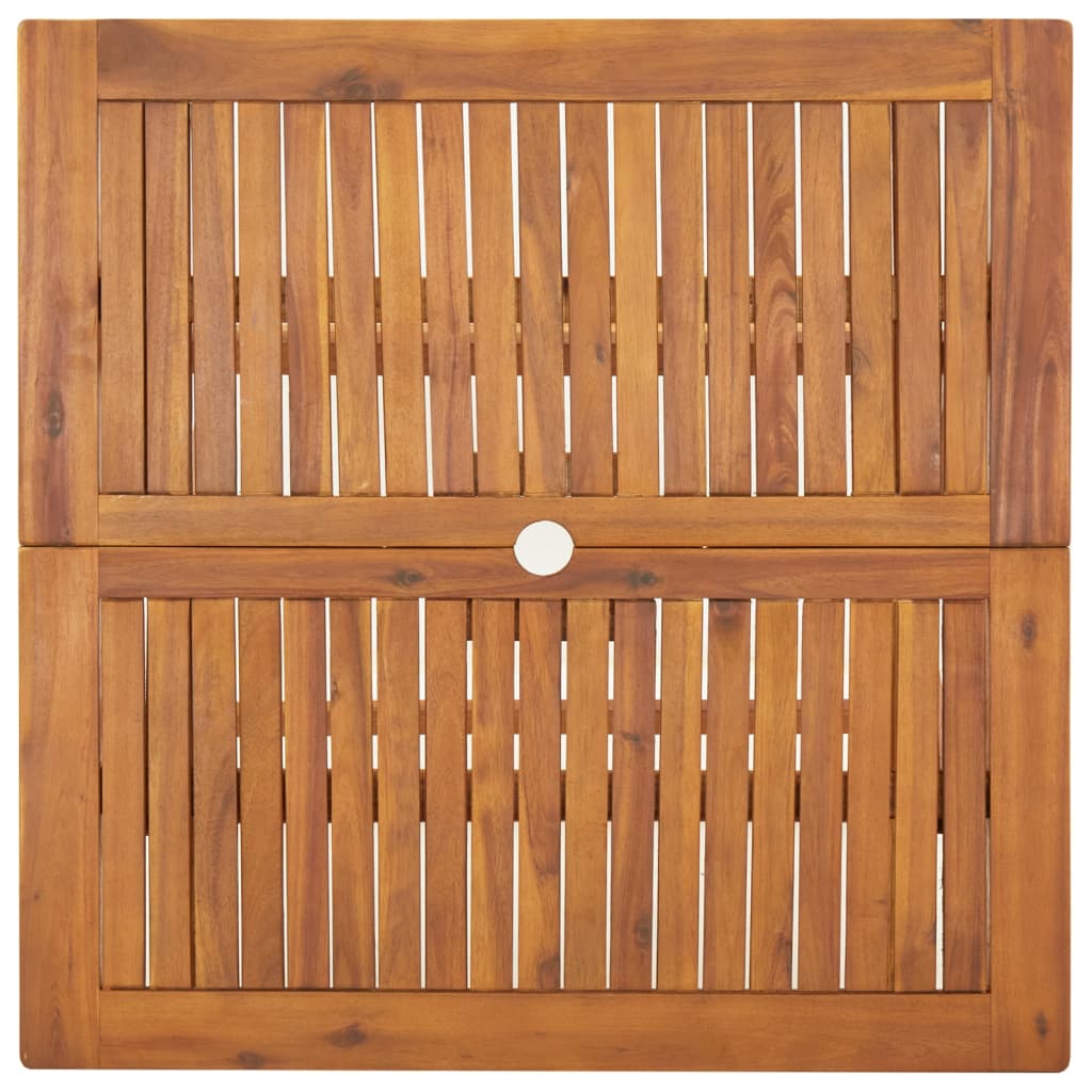 Ensemble à manger de jardin 5 pcs Bois d'acacia solide