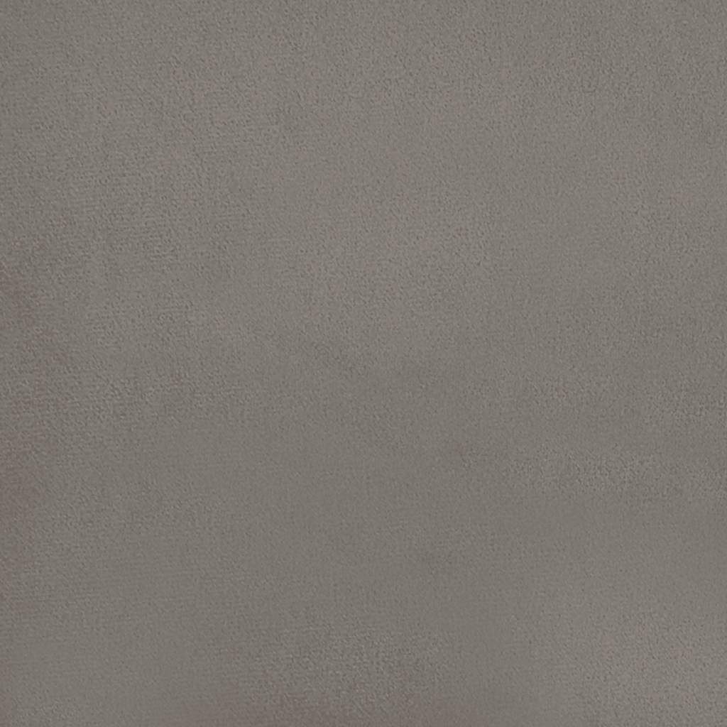 Canapé 2 places oreillers et coussins Gris clair 120 cm Velours - XIOS