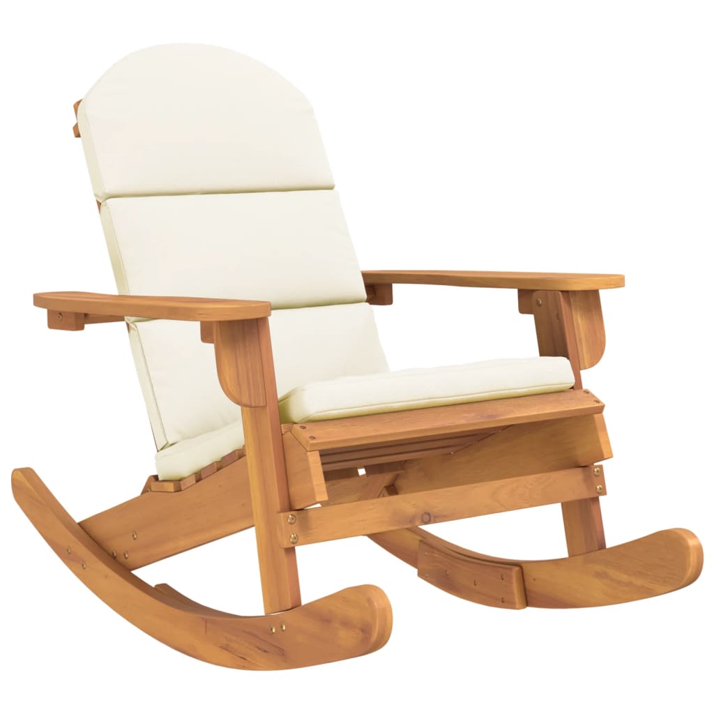 Ensemble de salon de jardin Adirondack 3 pcs bois acacia solide