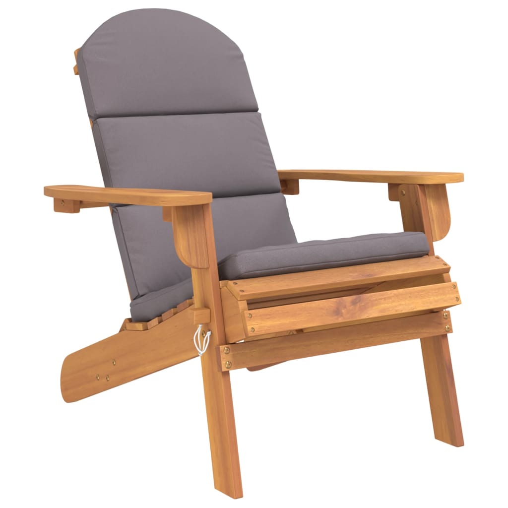 Ensemble de salon de jardin Adirondack 4 pcs bois acacia solide