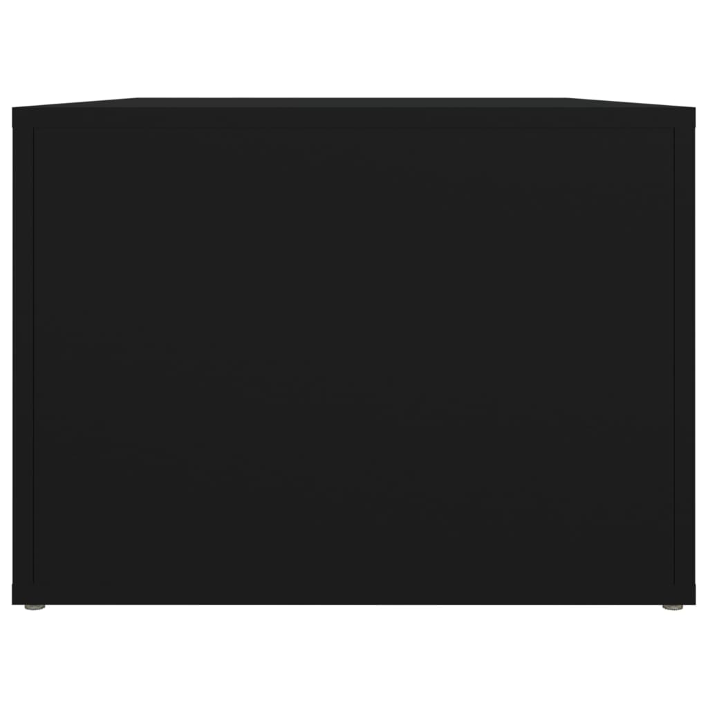 Table basse Noir 80x50x36 cm Bois d'ingénierie - XIOS