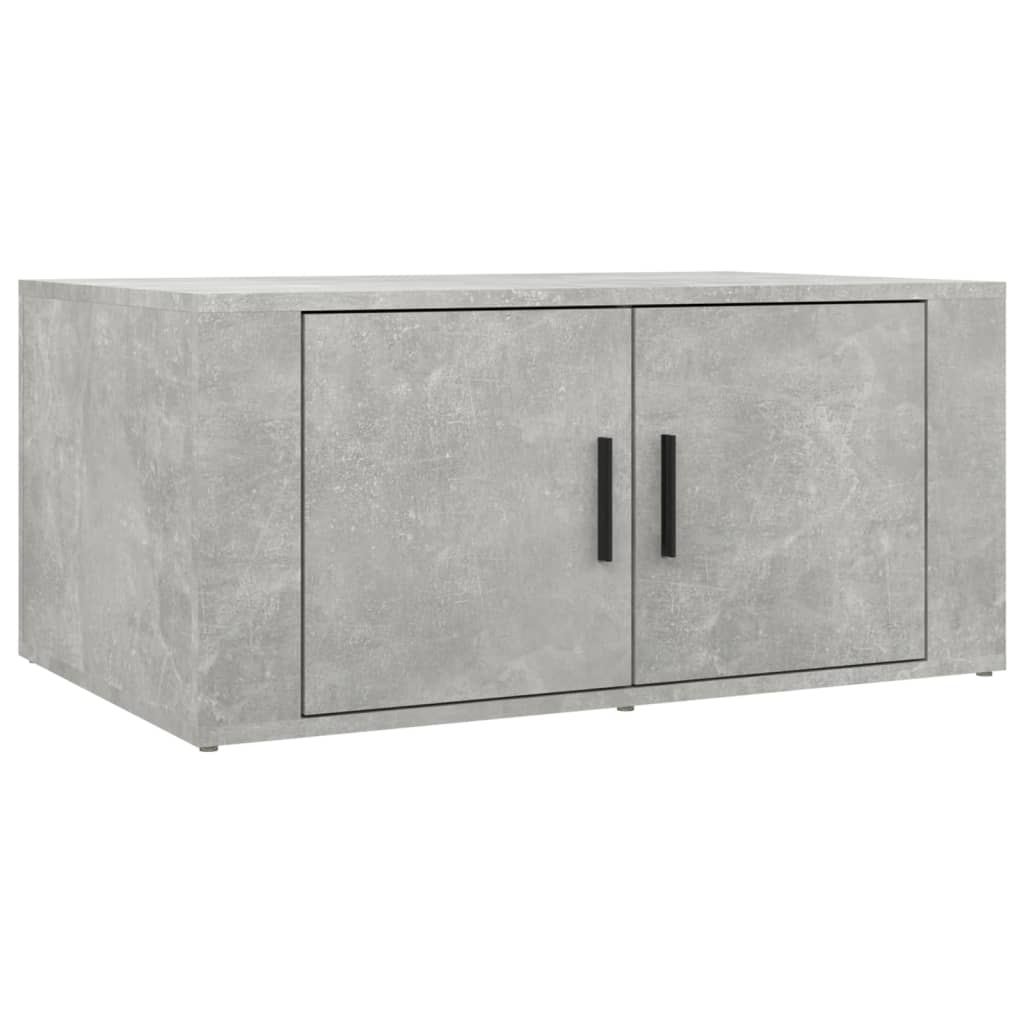 Table basse Gris béton 80x50x36 cm Bois d'ingénierie - XIOS