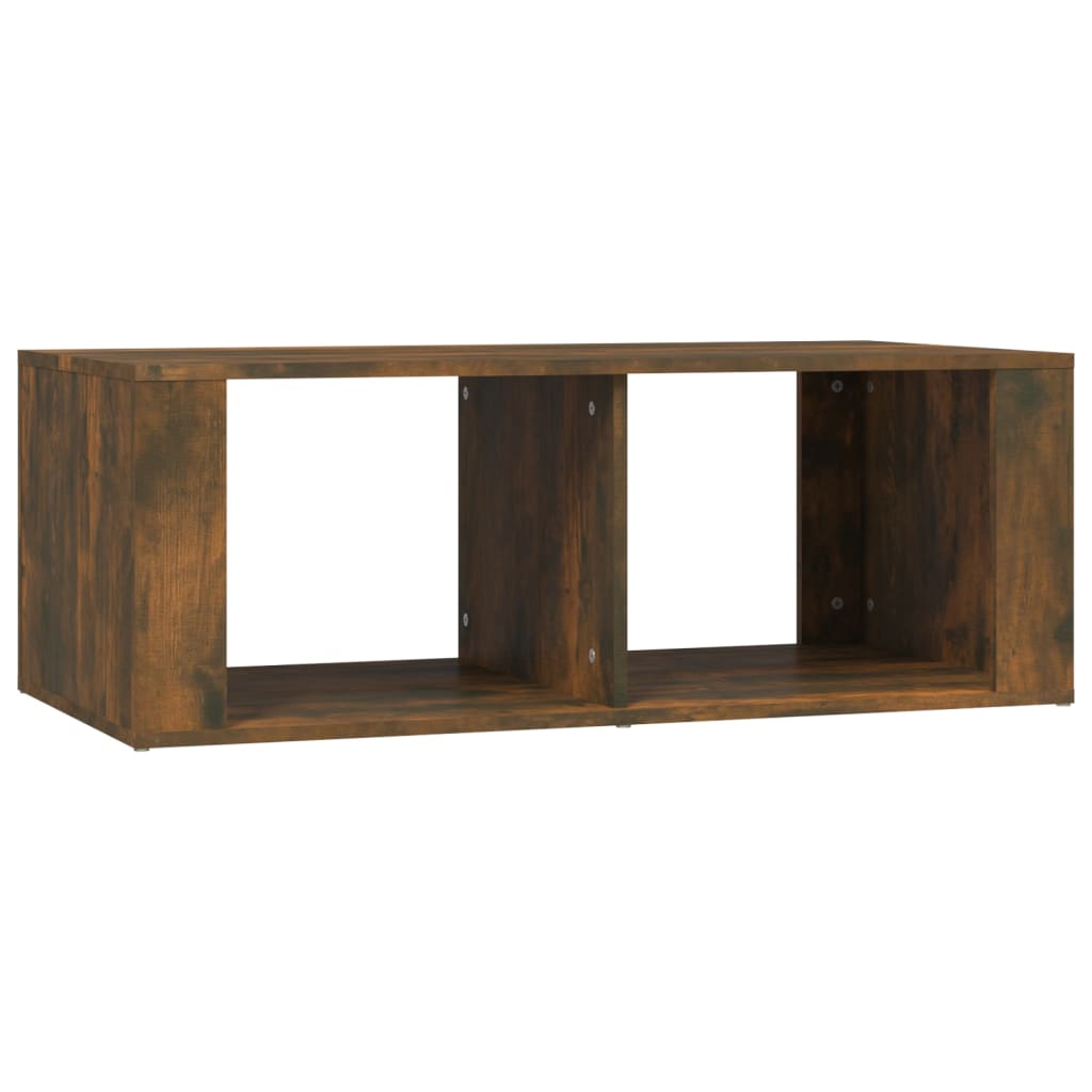 Table basse Chêne fumé 100x50x36 cm Bois d'ingénierie - XIOS
