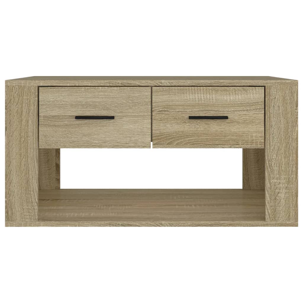 Table basse Chêne sonoma 80x50x40 cm Bois d'ingénierie - XIOS