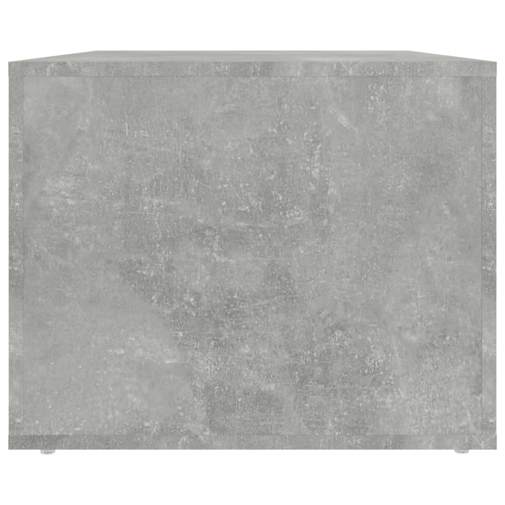 Table basse Gris béton 80x50x40 cm Bois d'ingénierie - XIOS