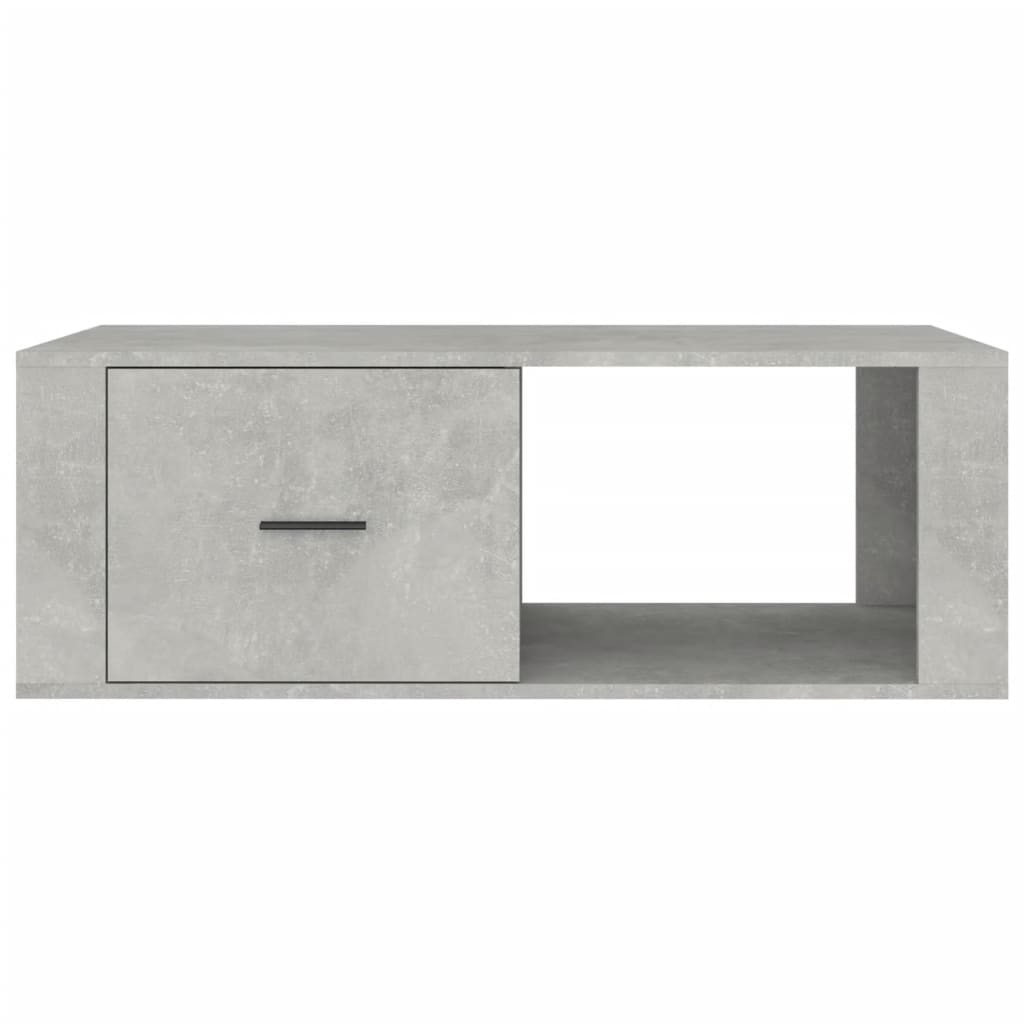 Table basse Gris béton 100x50,5x35 cm Bois d'ingénierie - XIOS