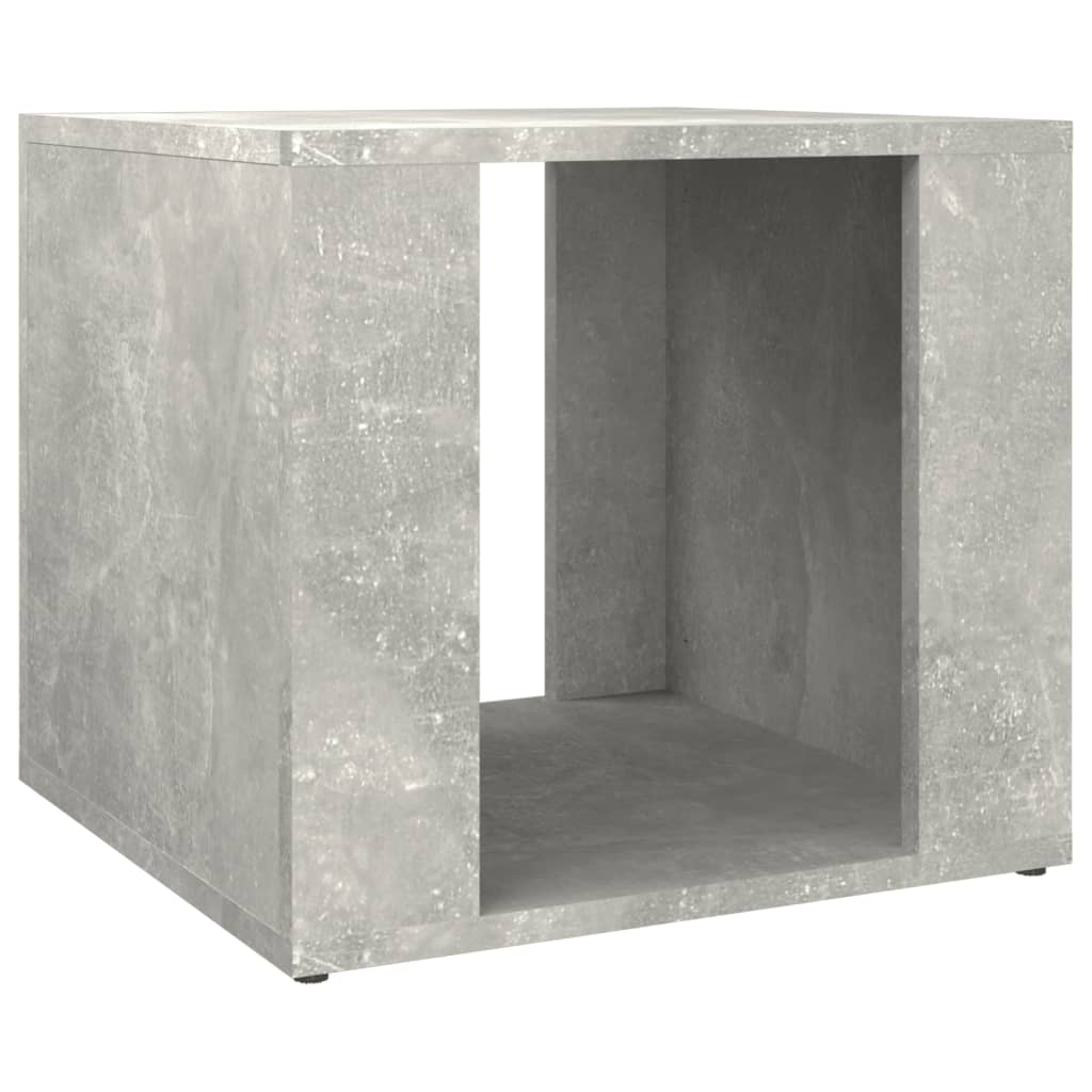 Table de chevet Gris béton 41x40x36 cm Bois d'ingénierie - XIOS