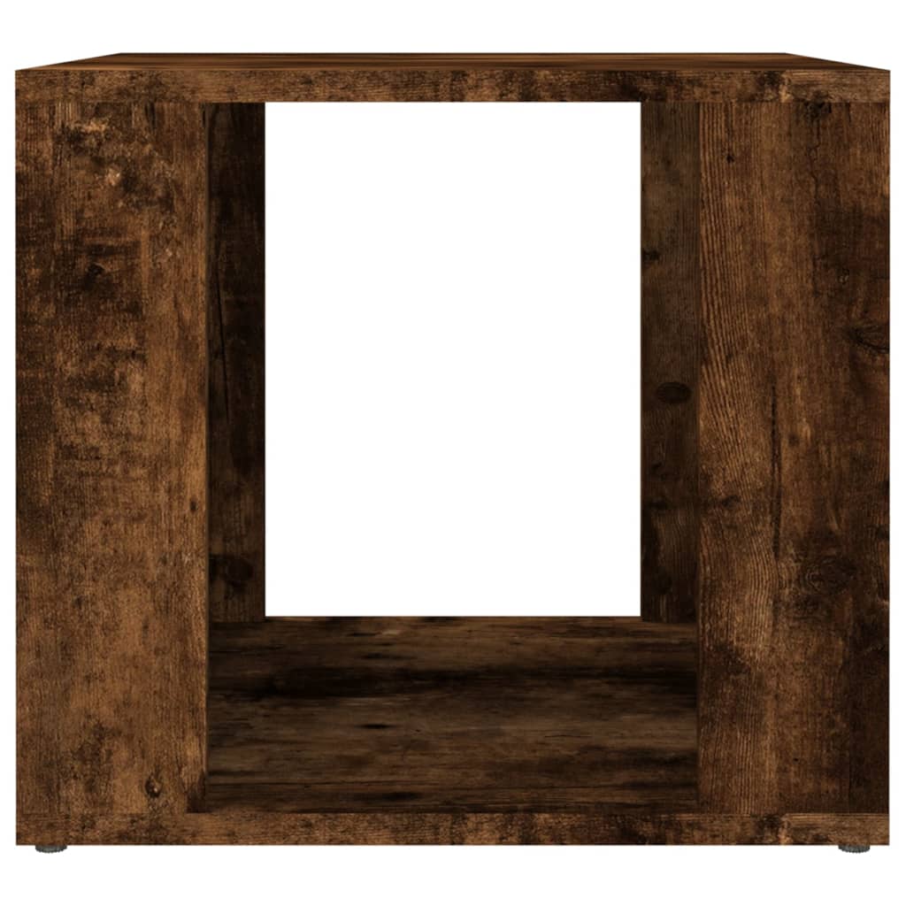 Table de chevet Chêne fumé 41x40x36 cm Bois d'ingénierie - XIOS