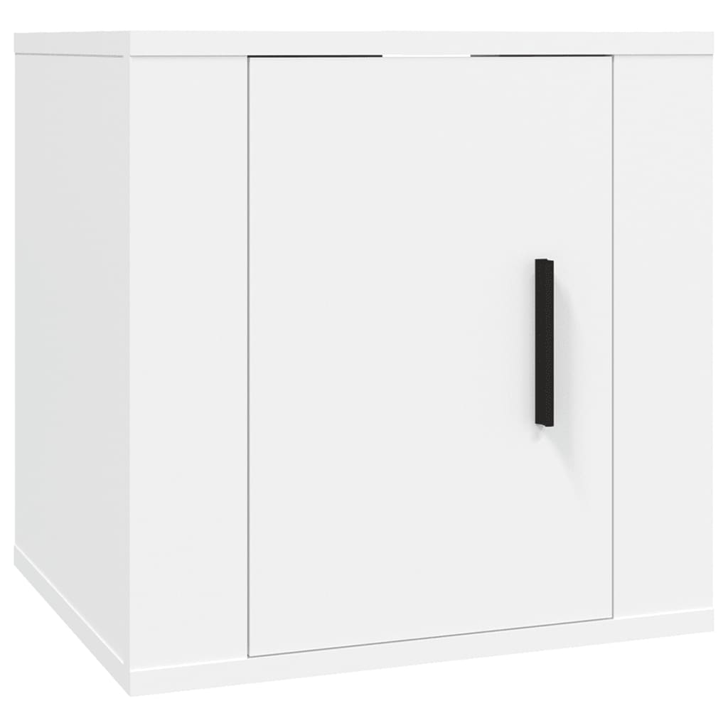 Meubles TV muraux 2 pcs Blanc 40x34,5x40 cm - XIOS