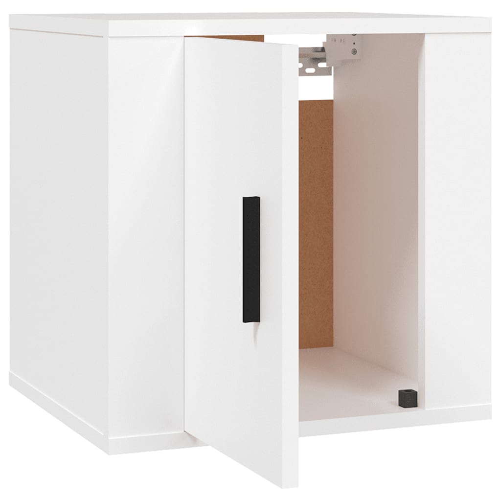 Meubles TV muraux 2 pcs Blanc 40x34,5x40 cm - XIOS
