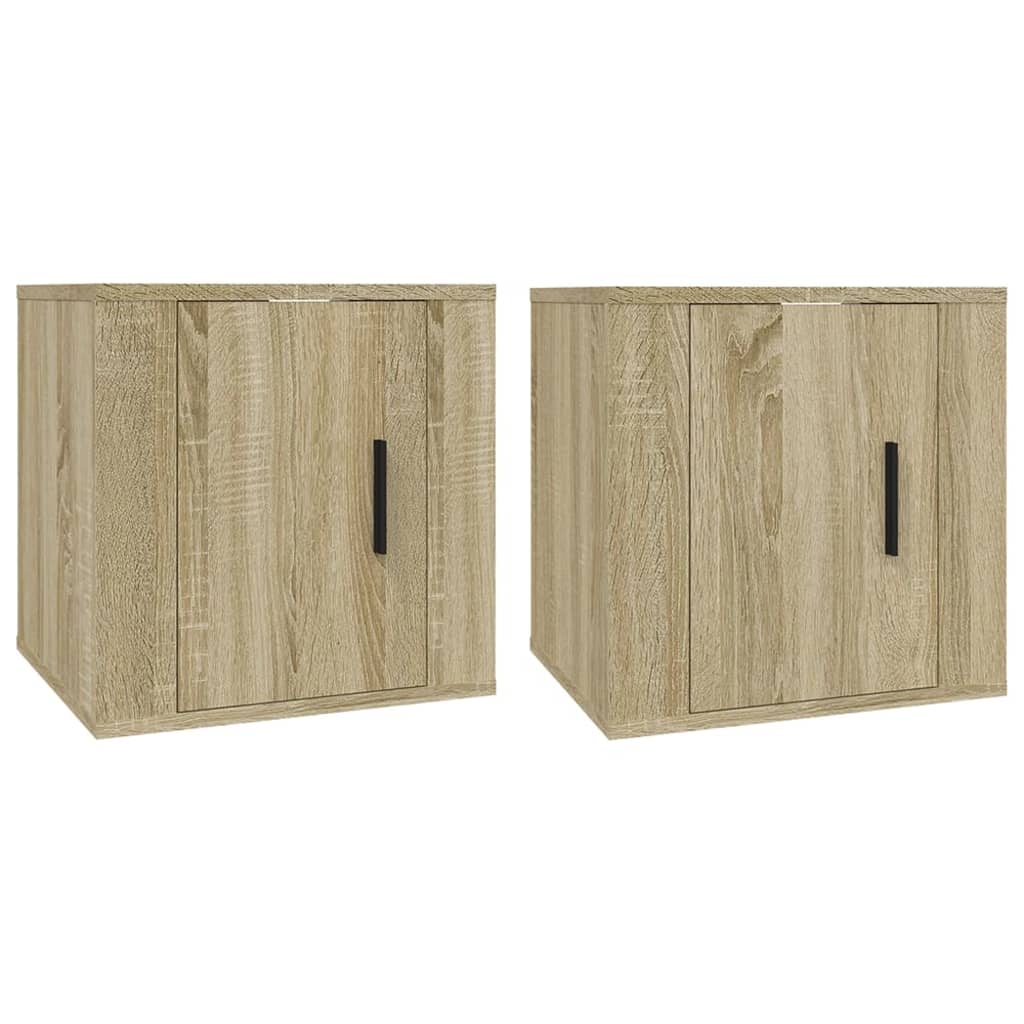 Meubles TV muraux 2 pcs Chêne sonoma 40x34,5x40 cm - XIOS