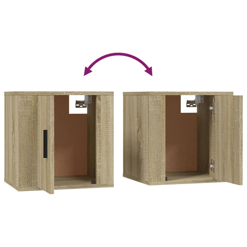 Meubles TV muraux 2 pcs Chêne sonoma 40x34,5x40 cm - XIOS