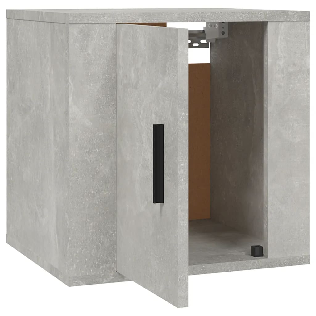 Meubles TV muraux 2 pcs Gris béton 40x34,5x40 cm - XIOS